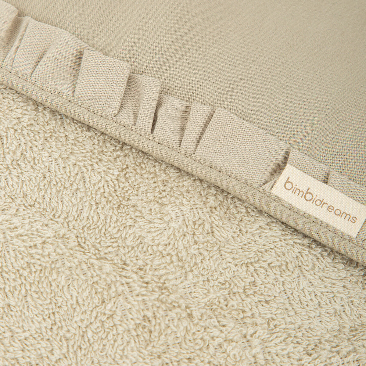 Baño Bimbidreams Maxicapa Baño Dúo 100X100 Cm Stone Washed Verde multicolor para bebe