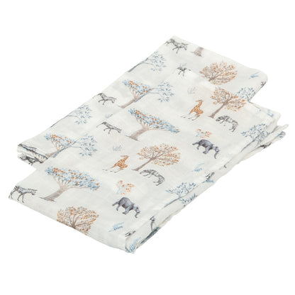 Paseo Bimbidreams Set 2 Gasitas Bambú 60X60 Cm Tanzania Multicolor multicolor para bebe