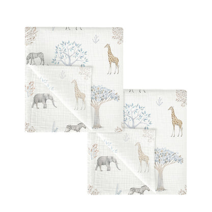 Paseo Bimbidreams Set 2 Gasitas Bambú 60X60 Cm Tanzania Multicolor multicolor para bebe