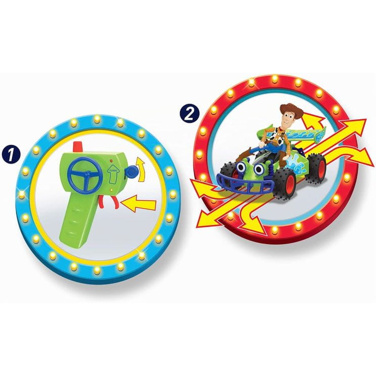 Vehículos Y Radiocontrol Simba Disney Pixar Toy Story Rc Turbo Buggy Woody multicolor para niños