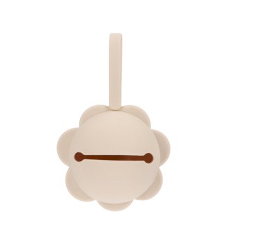 Lactancia Tutete Portachupetes Silicona Flor Ivory beige para bebe