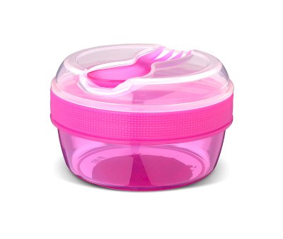Para Comer Tutete Carl Oscar - Caja De Almuerzo Con Tapa Refrigerante N'Ice Cup Purple rosa para niños