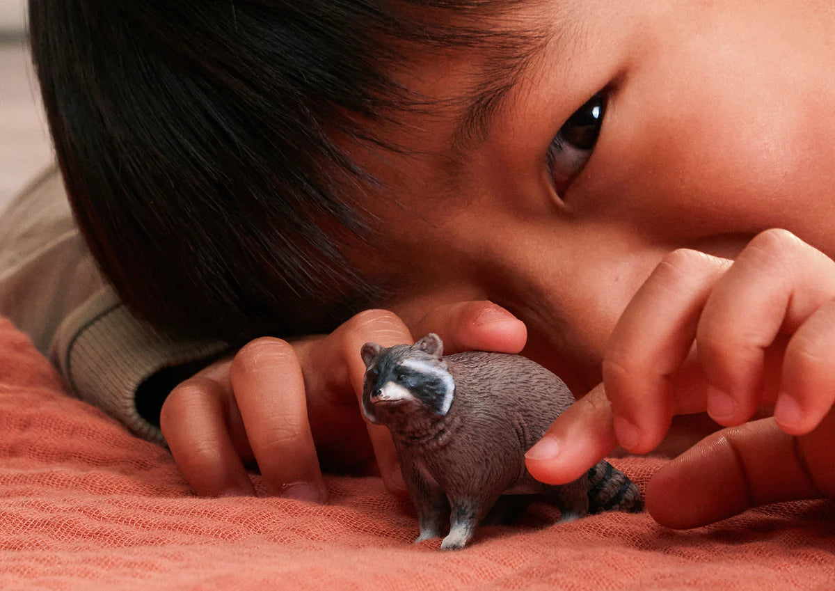 Figuras Y Minimundos Schleich Mapache multicolor para niños