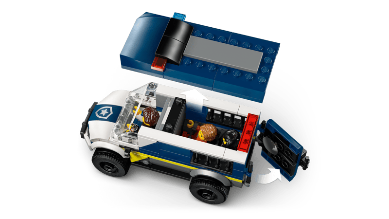 Construcciones Y Puzzles Lego Furgoneta De Transporte Penitenciario De Policía multicolor para niños