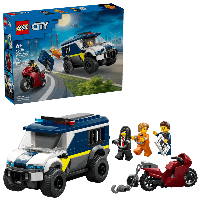Construcciones Y Puzzles Lego Furgoneta De Transporte Penitenciario De Policía multicolor para niños