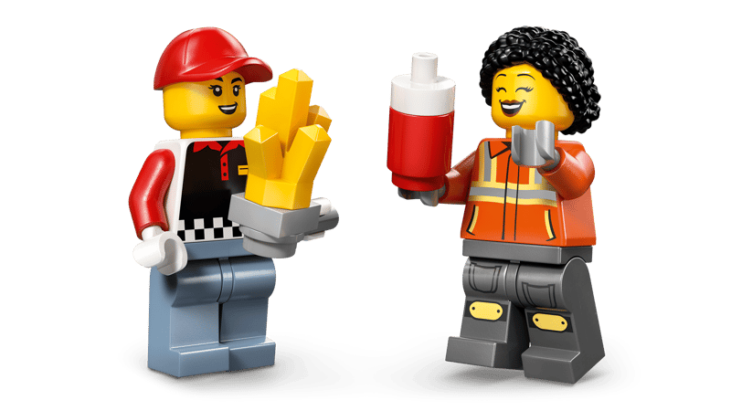 Construcciones Y Puzzles Lego Camión De Patatas Fritas multicolor para niños