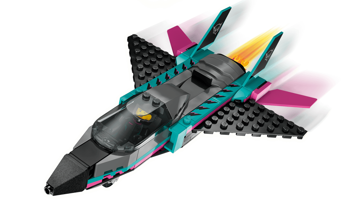 Construcciones Y Puzzles Lego Jet Vs. Coche multicolor para niños