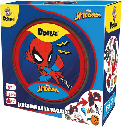 Juegos De Mesa Asmodee Juego De Cartas Dobble Spider-Man multicolor para niños