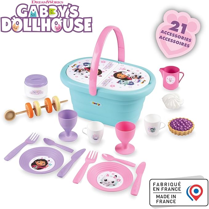 Para Cocinar Simba Gabby´S Cesta De Picnic La Casa Muñecas multicolor para niños