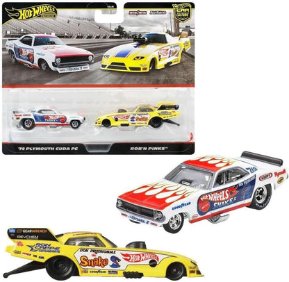 Vehículos Y Radiocontrol Mattel Games Hot Wheels Premium-Pack 2 Coches ´72 Plymouth Cuda Fc - Rob´N Pinks Tm multicolor para niños