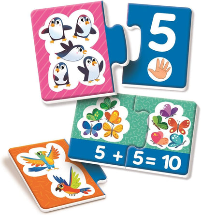 Juegos De Mesa Clementoni Numeros Y Cantidades multicolor para niños