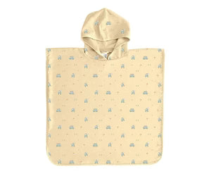 Aire Libre Monnëka Poncho De Playa Surf Van amarillo para niños