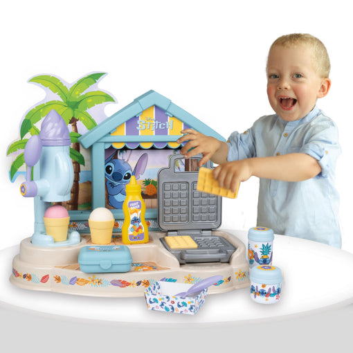 Figuras Y Minimundos Simba Chiringuito Stitch azul para niños