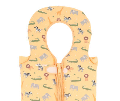 Baño Monnëka Chaleco Flotador Aprendizaje Wild Animals multicolor para niños