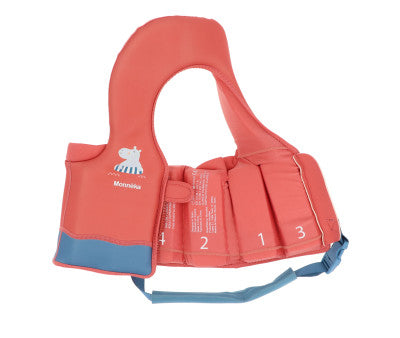 Baño Monnëka Chaleco Flotador Aprendizaje Hippos multicolor para niños