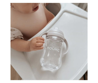 Para Comer Tutete Noüka - Taza Evolutiva Con Pajita Flexible Con Peso 240 Ml Soft Sand beige para bebe