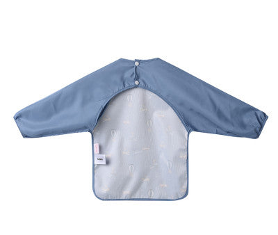 Para Comer Tutete Babero Impermeable Con Mangas Planes azul para niños