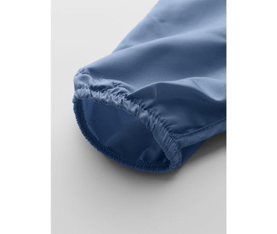 Para Comer Tutete Babero Impermeable Con Mangas Planes azul para niños