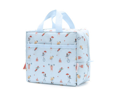 Para Comer Tutete Bolsa Merienda Térmica Circus Show azul para niños