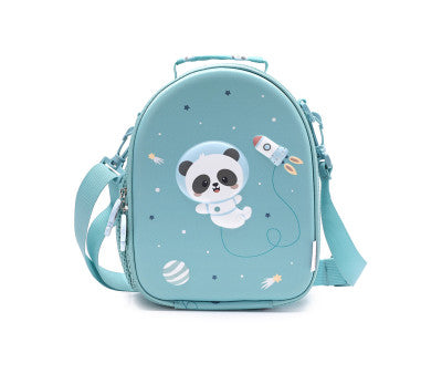 Para Comer Tutete Bolsa Merienda Térmica 3D Pandas En El Espacio verde para niños