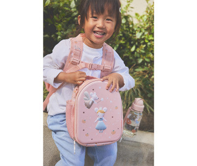 Para Comer Tutete Bolsa Merienda Térmica 3D Mouse Fairies rosa para niños