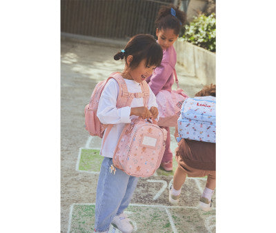 Para Comer Tutete Bolsa Merienda Térmica 3D Blossom Birds rosa para niños