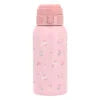 Para Comer Tutete Botella De Acero Térmica Con Pajita Blossom Birds rosa para niños