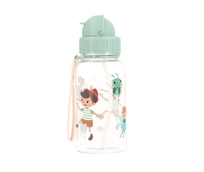 Para Comer Tutete Botella De Plástico Con Pajita The Wooden Boy beige para niños
