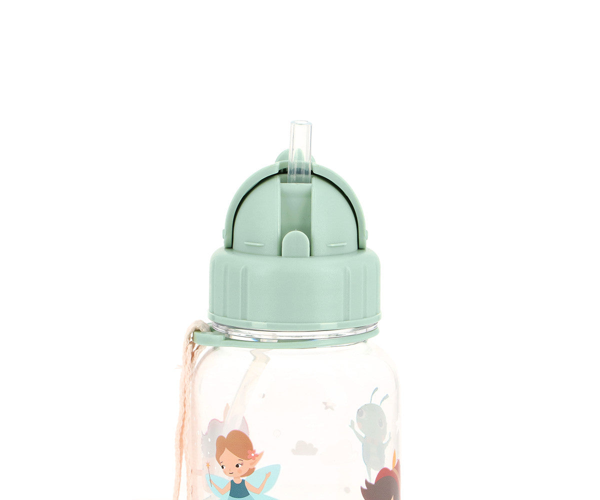 Para Comer Tutete Botella De Plástico Con Pajita The Wooden Boy beige para niños