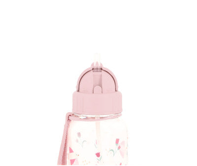 Para Comer Tutete Botella De Plástico Con Pajita Blossom Birds rosa para niños