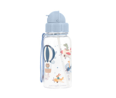 Para Comer Tutete Botella De Plástico Con Pajita Planes azul para niños