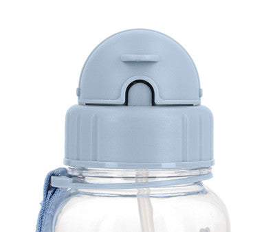 Para Comer Tutete Botella De Plástico Con Pajita Planes azul para niños