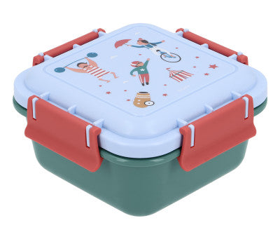 Para Comer Tutete Caja De Almuerzo Grande Circus Show azul para niños