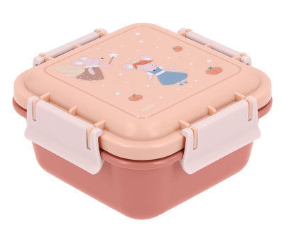 Para Comer Tutete Caja De Almuerzo Grande Mouse Fairies rosa para niños