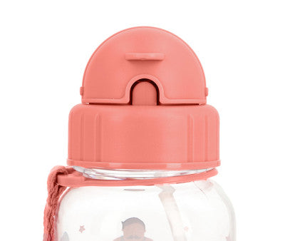 Para Comer Tutete Botella De Plástico Con Pajita Circus Show azul para niños