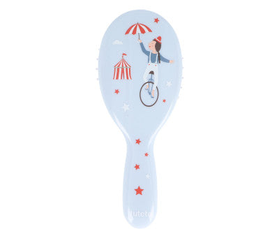 Baño Tutete Cepillo De Pelo Nylon Con Bolitas Protectora Circus Show azul para niños