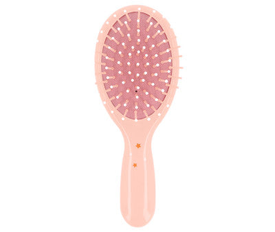 Baño Tutete Cepillo De Pelo Nylon Con Bolitas Protectoras  Mouse Fairies rosa para bebe