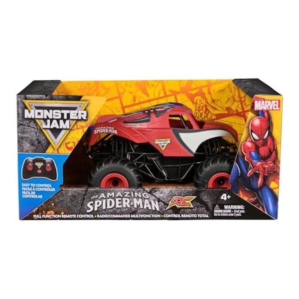 Vehículos Y Radiocontrol Spin Master Monster Jam The Amazing Spider-Man Rc rojo para niños