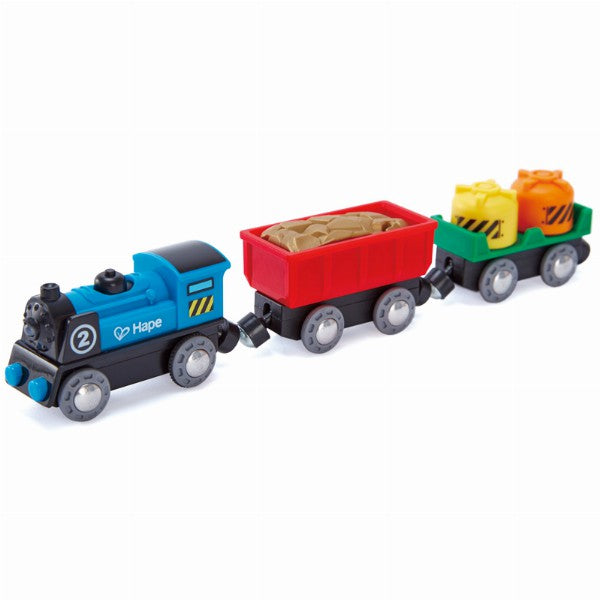 Construcciones Y Puzzles Toynamics Tren Mercancias A Pilas multicolor para niños