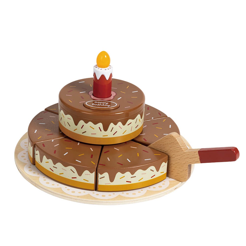 Construcciones Y Puzzles Toynamics Pastel De Cumpleaños Interactivo De Made multicolor para niños
