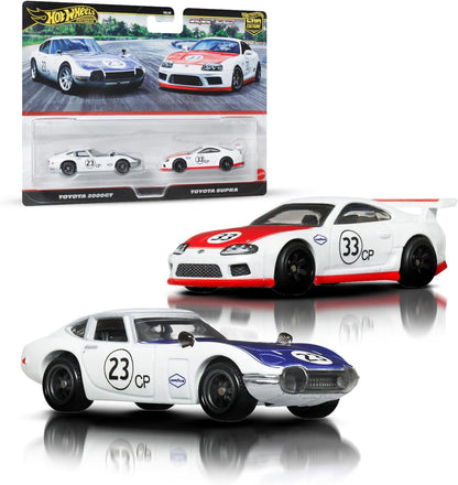 Vehículos Y Radiocontrol Mattel Games Hot Wheels Premium Pack 2 Coches - Toyota 2000 Gt / Toyota Supra multicolor para niños