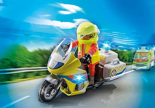 Otros Playmobil Moto Salvamento Playmobil multicolor para niños