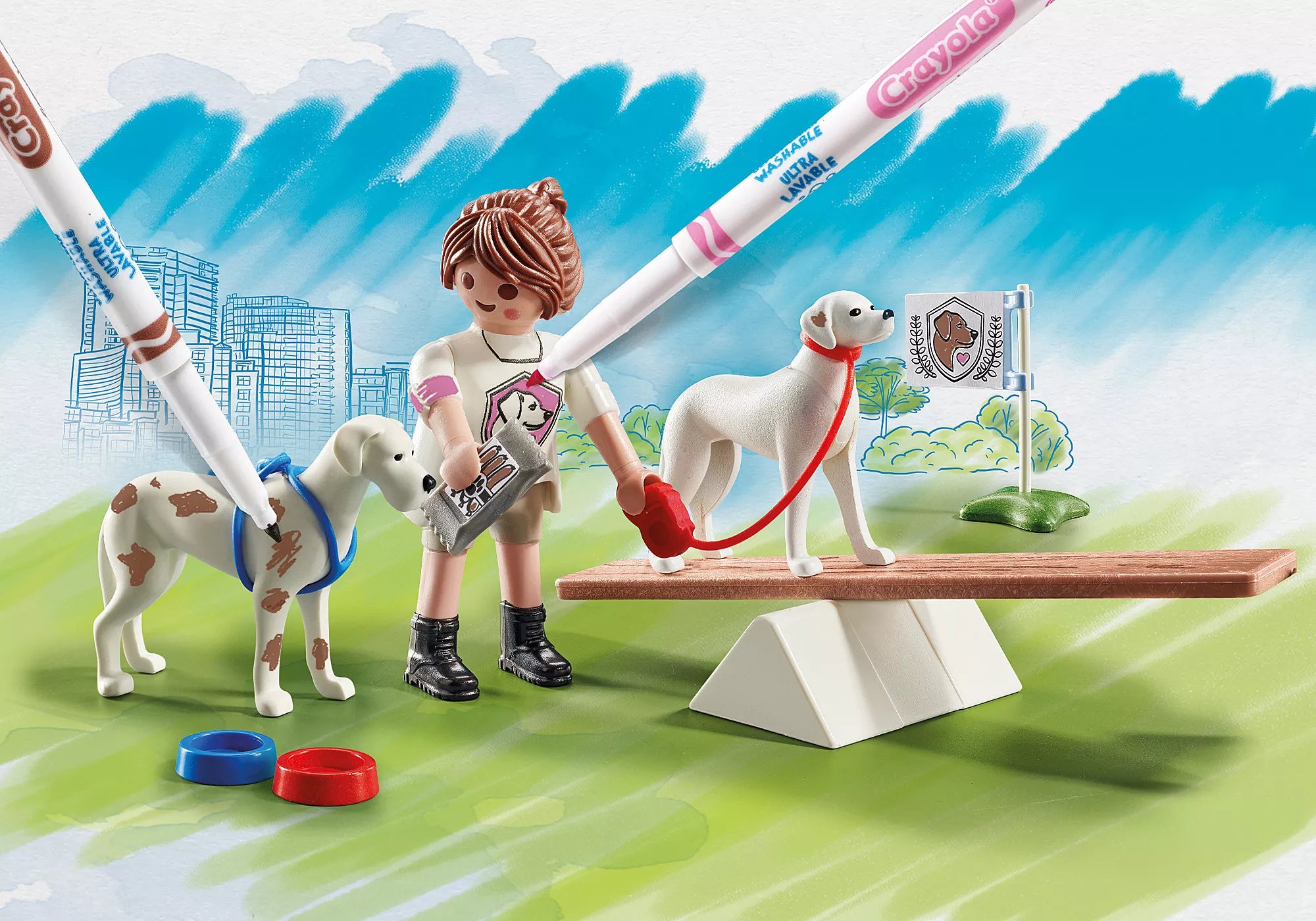 Figuras Y Minimundos Playmobil Adiestramiento De Perros multicolor para niños