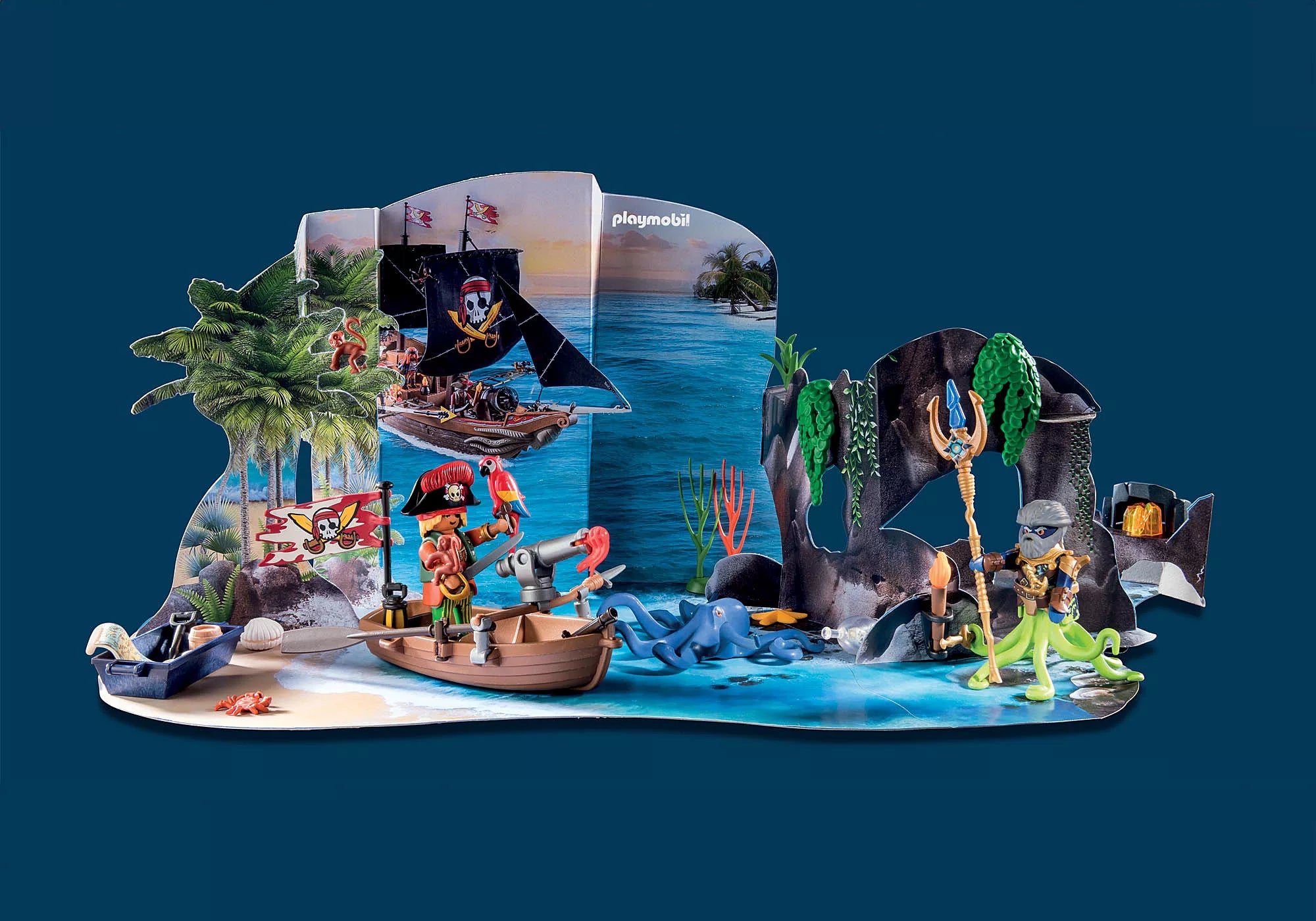 Figuras Y Minimundos Playmobil Calendario De Adviento Piratas multicolor para niños
