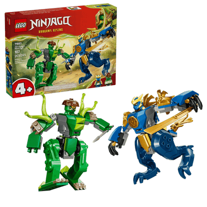 Construcciones Y Puzzles Lego Combate Del Meca-Dragón De Jay multicolor para niños