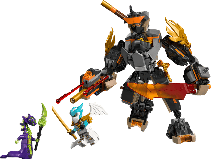 Construcciones Y Puzzles Lego Meca De Misión De Cole Y Zane Dragón multicolor para niños