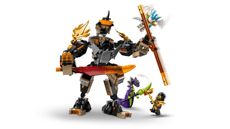 Construcciones Y Puzzles Lego Meca De Misión De Cole Y Zane Dragón multicolor para niños