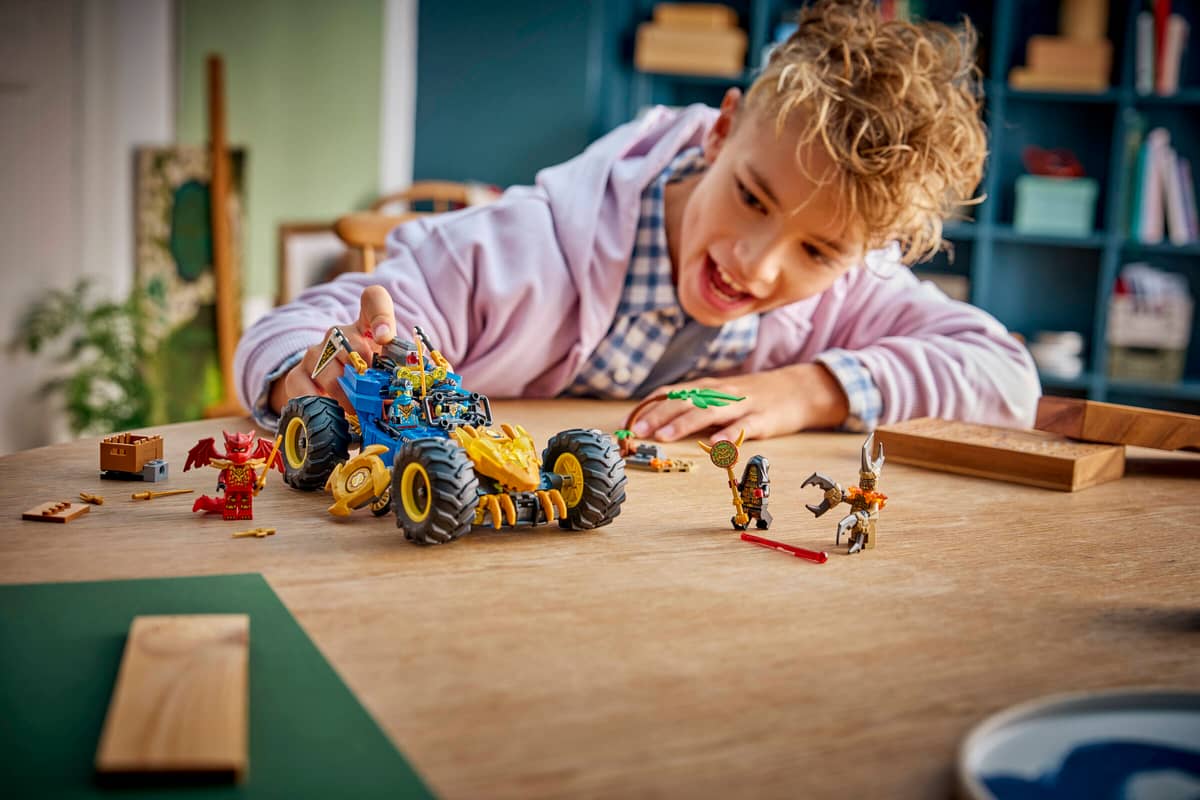 Construcciones Y Puzzles Lego Coche Transformable De Jay multicolor para niños