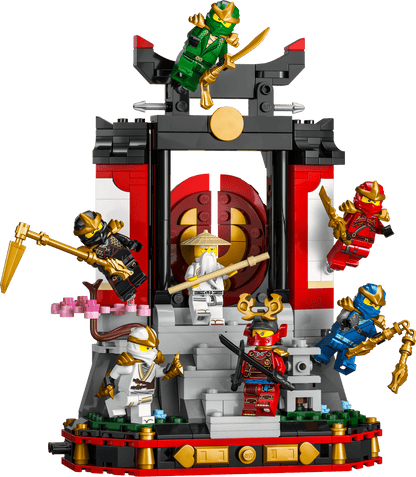 Construcciones Y Puzzles Lego Exposición De Personajes Ninja 15 Aniver multicolor para niños