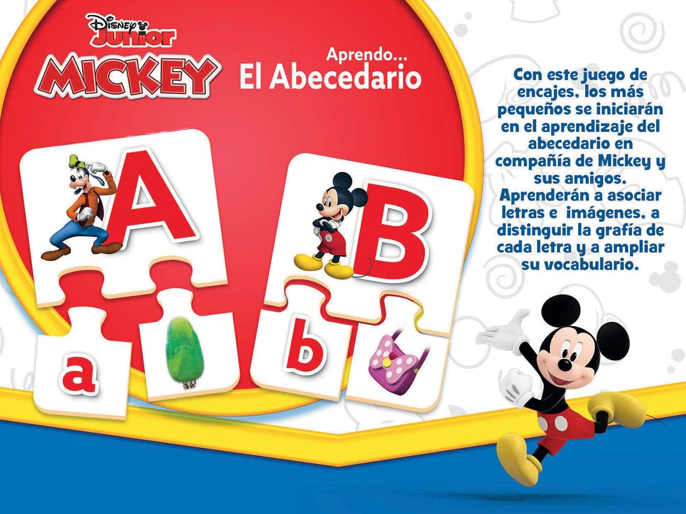 Juegos De Mesa Educa Disney Junior Mickey - Aprendo El Abecedario multicolor para niños